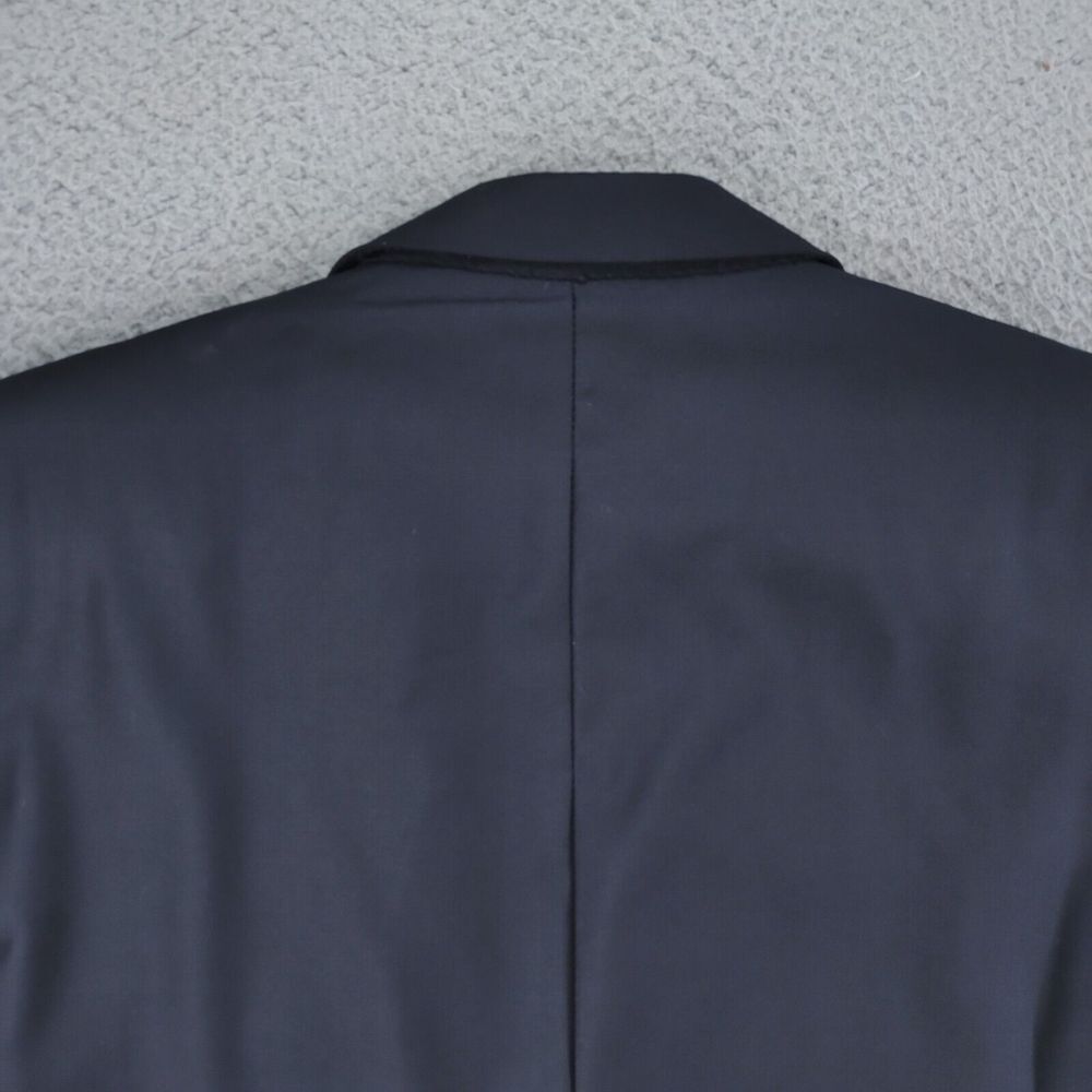 Hickey Freeman Ing Loro Piana Blazer Sport Jacket Mens 41 R Navy Blue 100% Wool - Picture 7 of 16